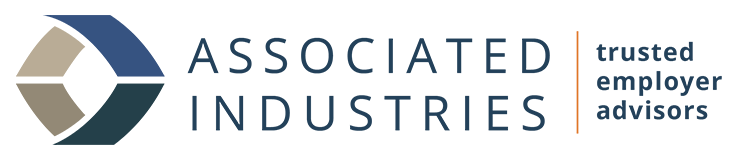 Association Industries logo with “trusted employer advisors,” representing guidance that supports workplace benefits and better health outcomes