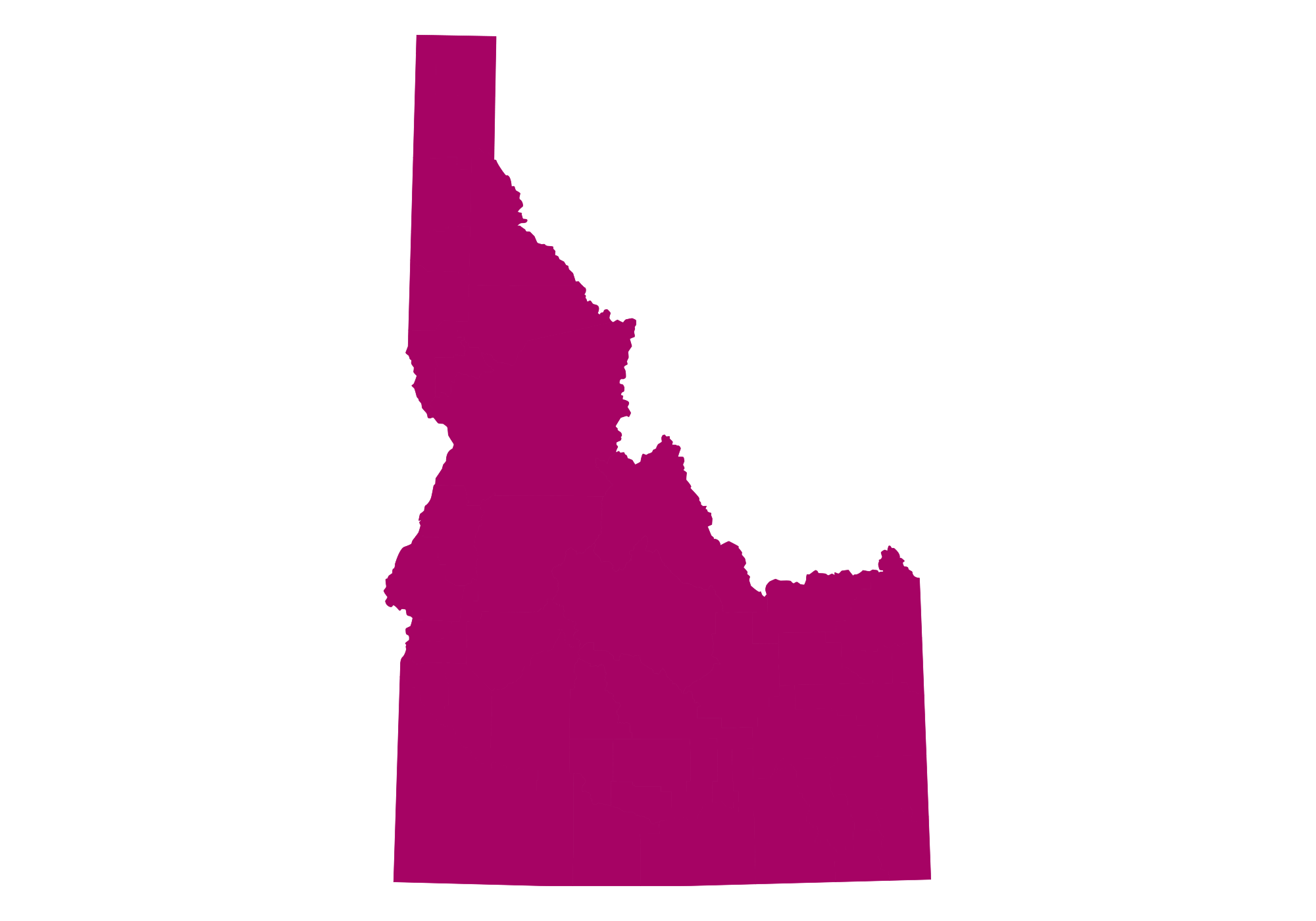 Icon of an Idaho map