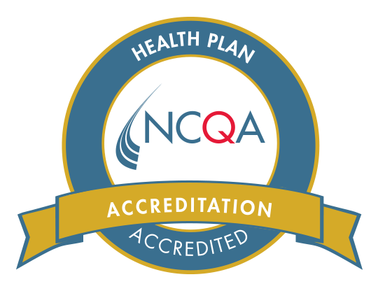 NCQA Health Plan Accredited Accreditation badge.