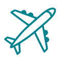 An airplane