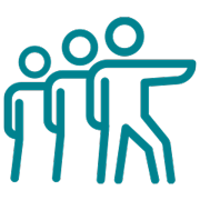 Icon of a group coaching about menopause