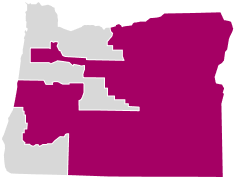 Oregon Affinity Network map