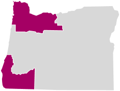 Oregon Beacon map